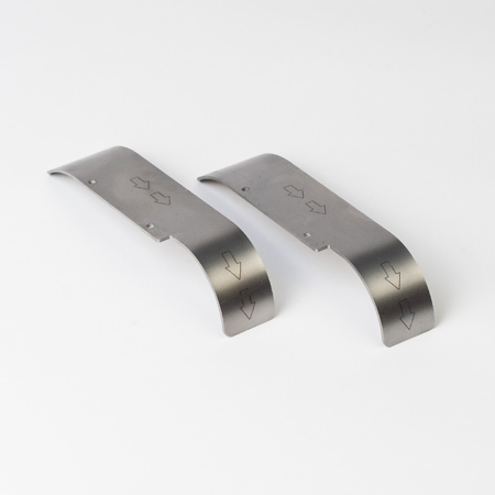 Bandschutzblech mit Gravur