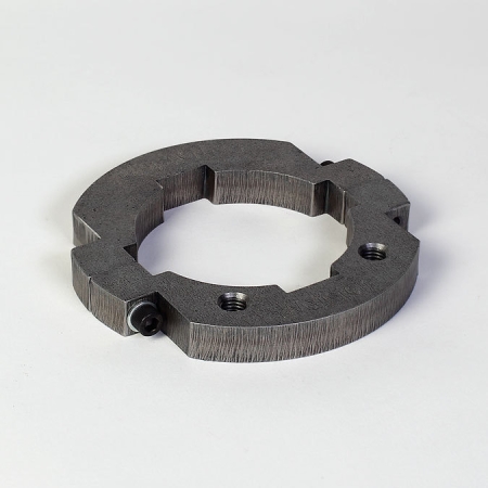 Gleitgeschliffenes Auswuchtteil vormontiert