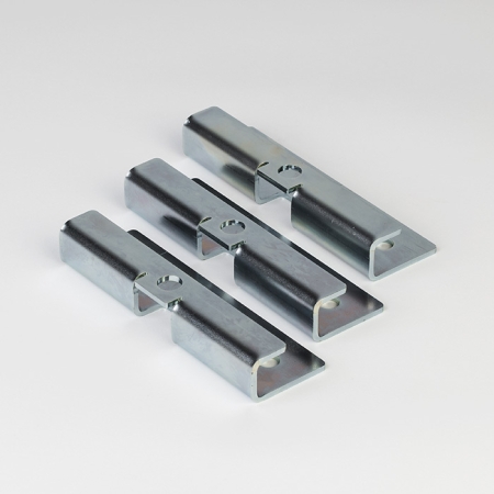 Stahlblech galvanisch verzinkt, blau passiviert