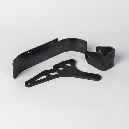 Stahlblech, brüniert