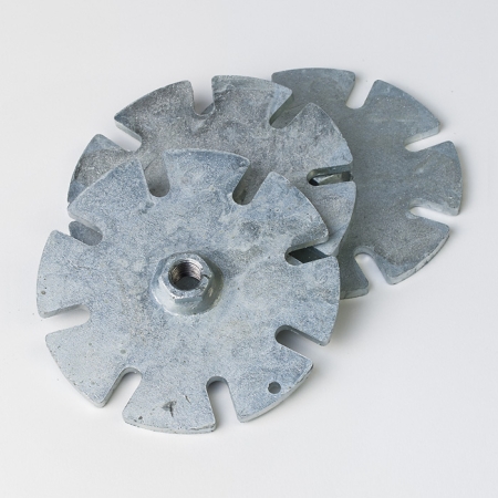 Stützenteile aus Stahlblech, feuerverzinkt