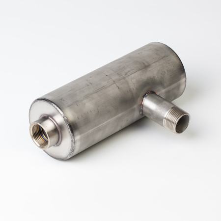 Oelabscheider aus Inox, TIG-geschweisst